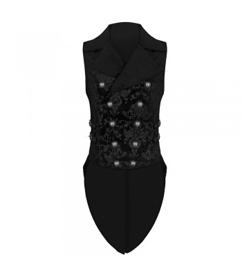 Men Gothic Tailcoat Vest Men Gothic Vests 